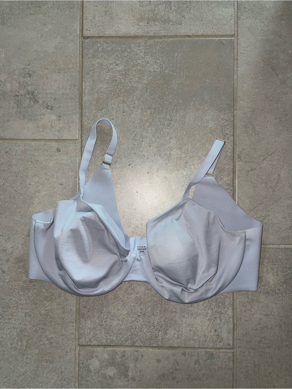 Soma White Underwire Seamless Bra